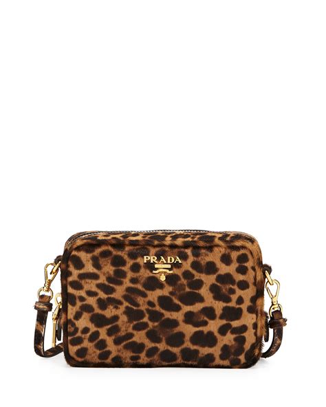 prada leopard-print calf hair mini crossbody bag|prada mini shoulder bag.